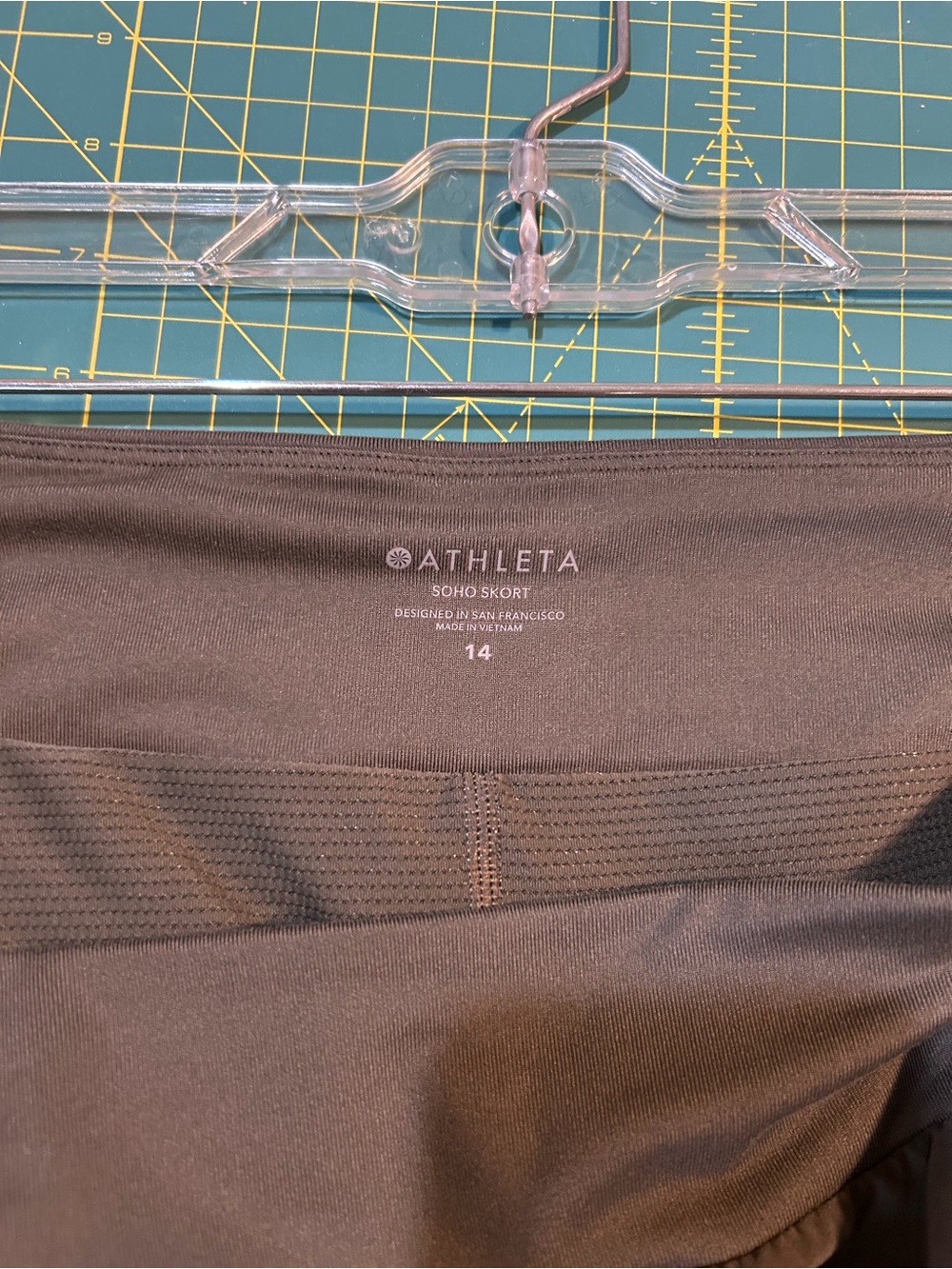Athleta Soho Skort in olive green